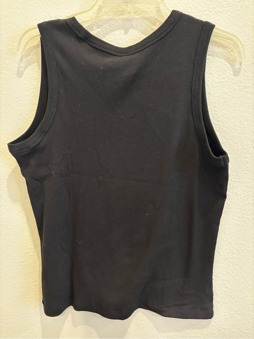 NWT Pact Black Perfect Rib Layering Tank Organic Cotton XL